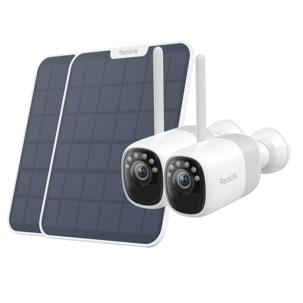 Cámara Reolink Altas + panel solar 2 (blanco) paquete de 2
