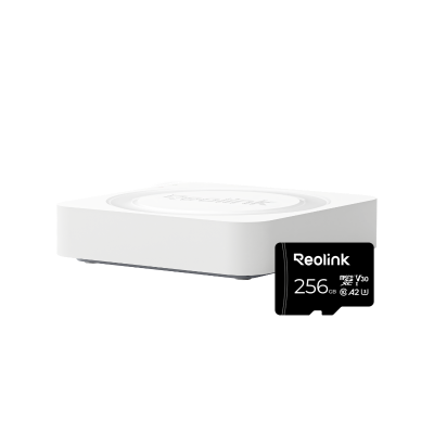 Grabador NVR Reolink RLN4E con tarjeta SD de 256GB