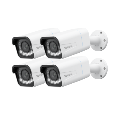 Cámara Reolink PoE RLC-811A paquete de 4 (blanco)