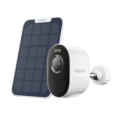 Cámara Reolink de batería Argus 3 Pro (5MP, nueva versión) + panel solar (blanco)