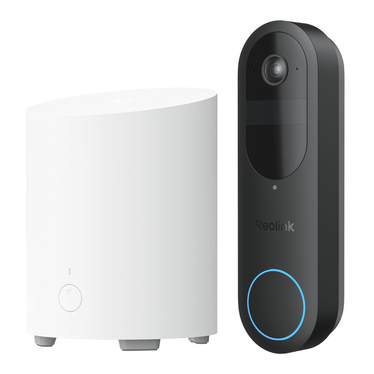 Timbre con video Reolink Home Hub Mini con Reolink Video Doorbell (2nd Gen) sin tarjeta SD