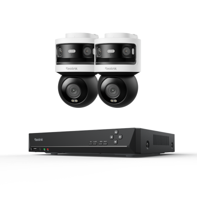 Kit Reolink: 2 cámaras OMVI 3i triple lente panorámicas + NVR 8 canales disco 2TB