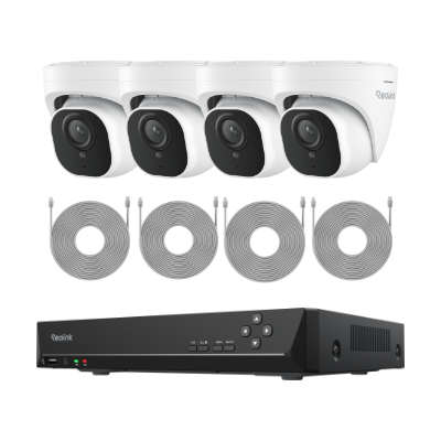 Kit Reolink RLK8-520D4 4 cámaras Dome 5MP + NVR 8 canales