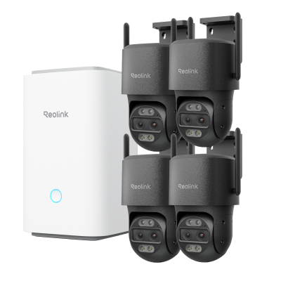 Kit Reolink Home Hub con 4× TrackMix WiFi (gris, sin tarjeta SD)