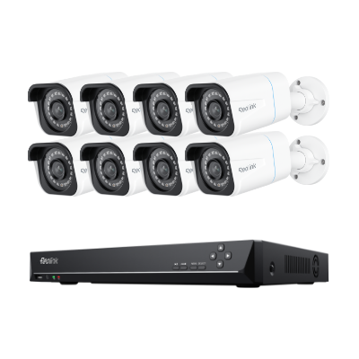 Kit Reolink RLK16-800B8 8 cámaras Bullet 4K + NVR 16 canales disco 4TB (sin cables)