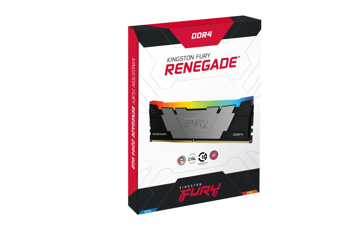 Memoria RAM Kingston Fury Renegade 16 GB DDR4 4266 MT/s DIMM para PC kit de 2 (KF442C19RB2AK2/16)