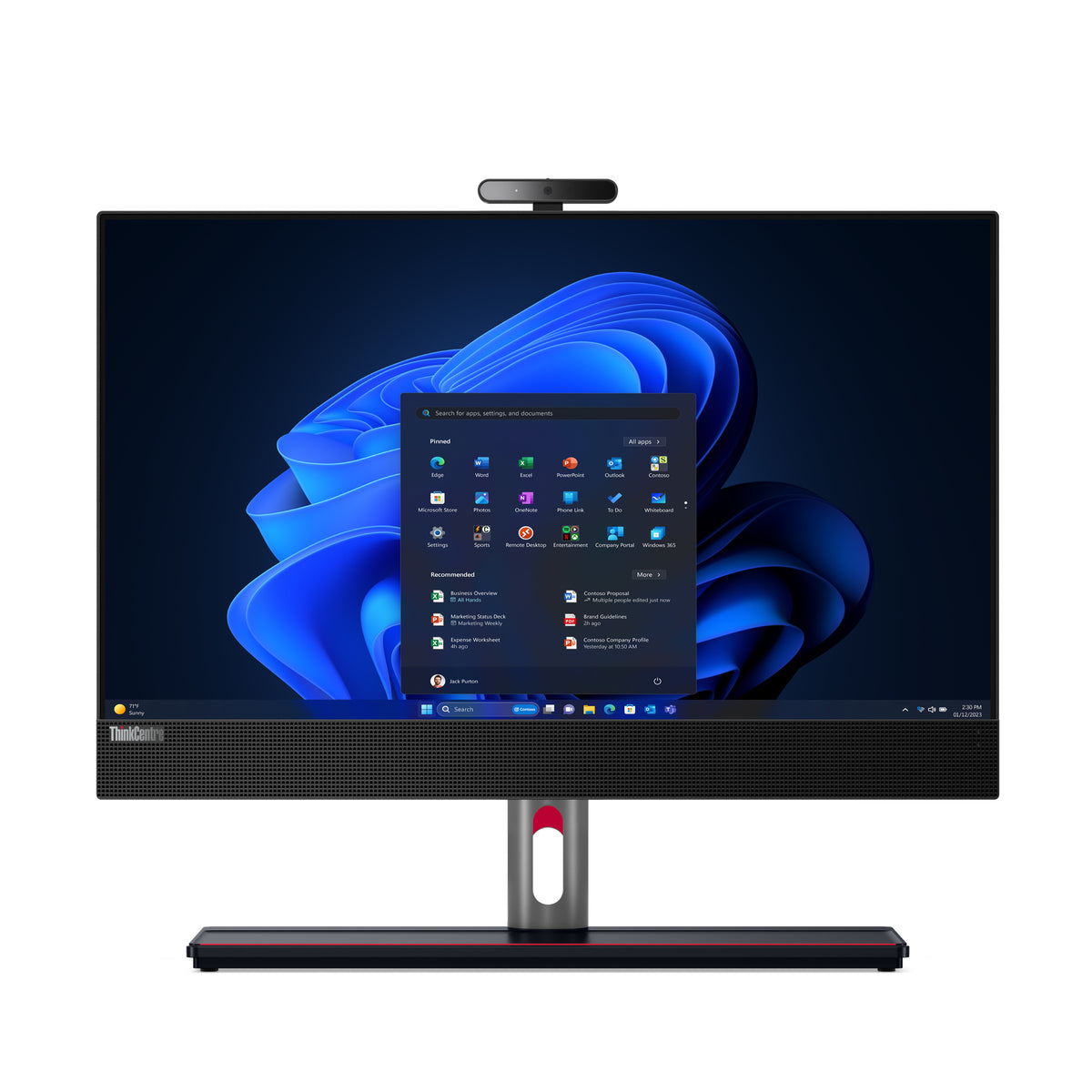 Computadora todo en uno Lenovo ThinkCentre M90a Gen 5 23.8" Intel Core i7-14700 32 GB RAM 512 GB SSD (12SH0029US)