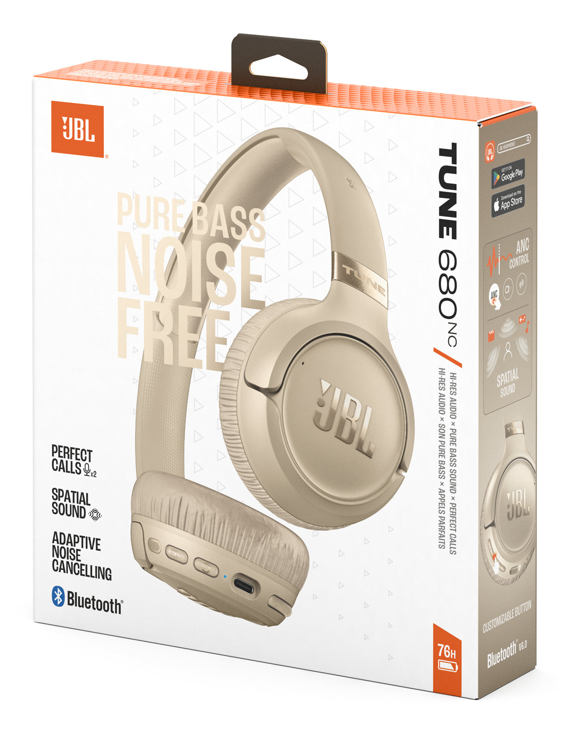 JBL TUNE 680 NC Audífonos Headband Moccha