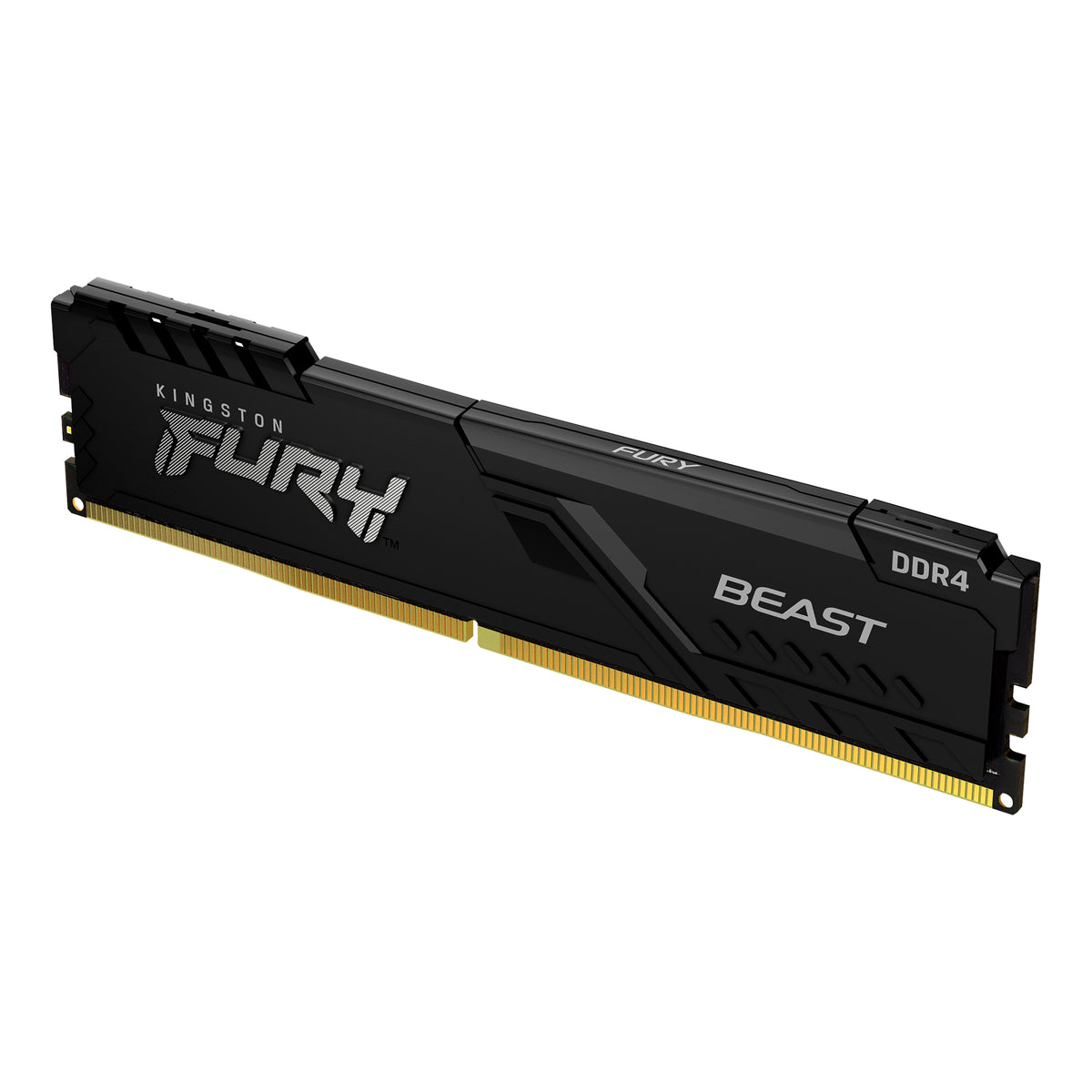 Memoria RAM Kingston Fury Beast 64 GB DDR4 3200 MT/s DIMM para PC kit de 4 (KF432C16BBK4/64)