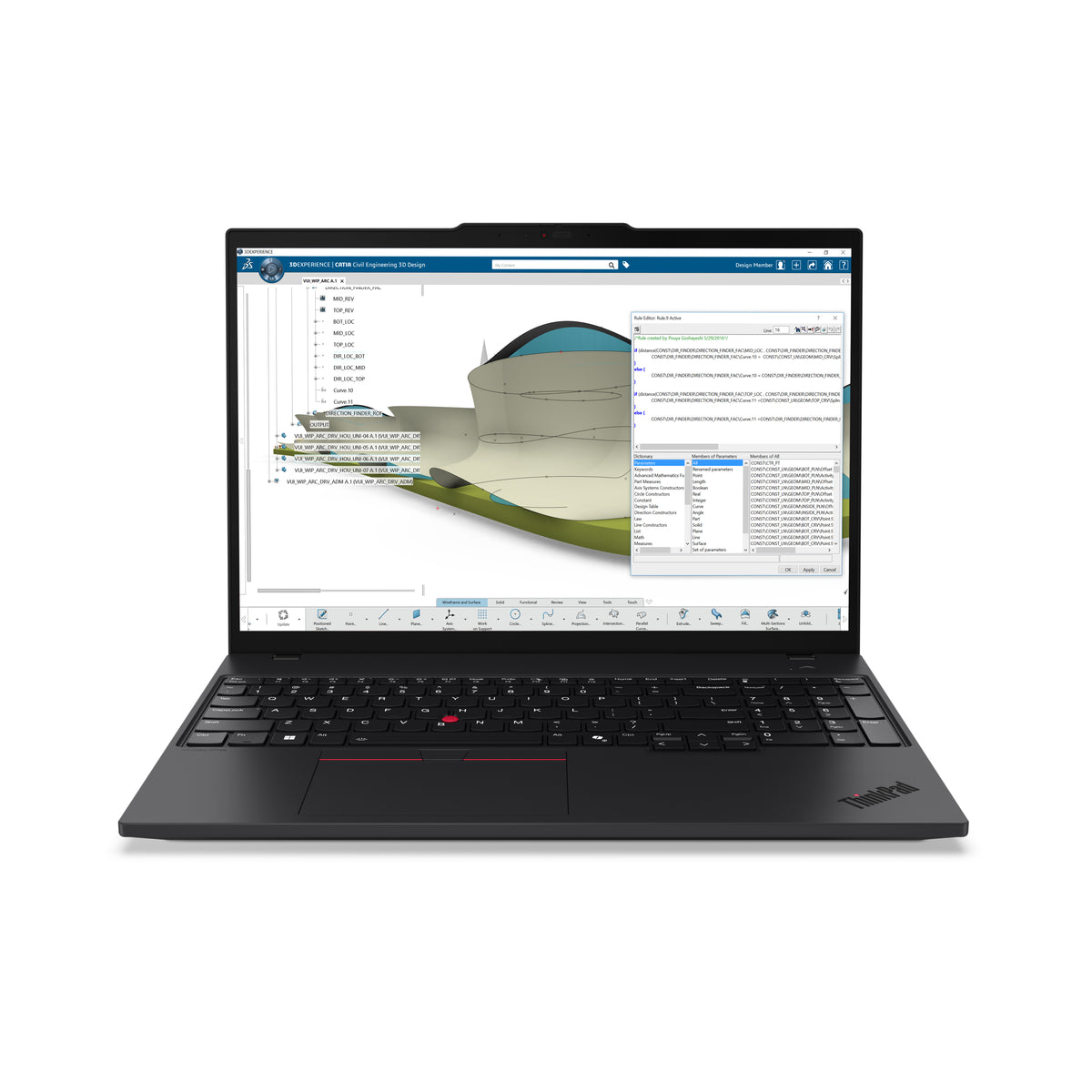 Laptop Lenovo ThinkPad P16s Gen 4 16" AMD Ryzen AI 7 PRO 350 64 GB RAM 1 TB SSD (21QR001DUS)