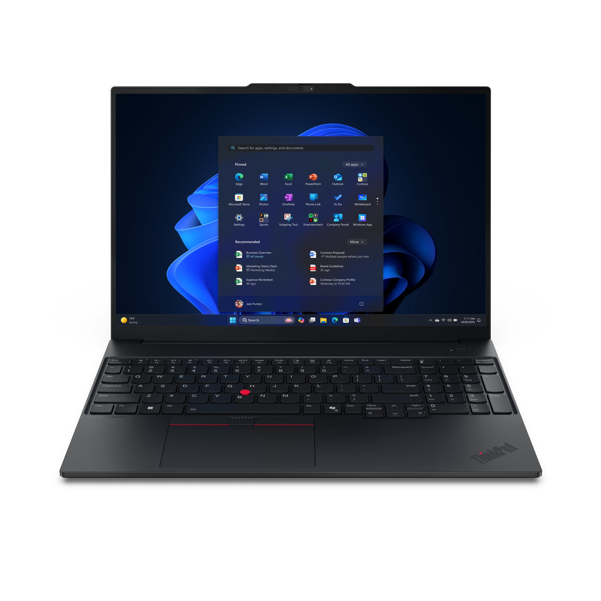 Laptop Lenovo ThinkPad E16 Gen 3 16" Intel Core 7 240H 16 GB RAM 512 GB SSD (21TF0027US)