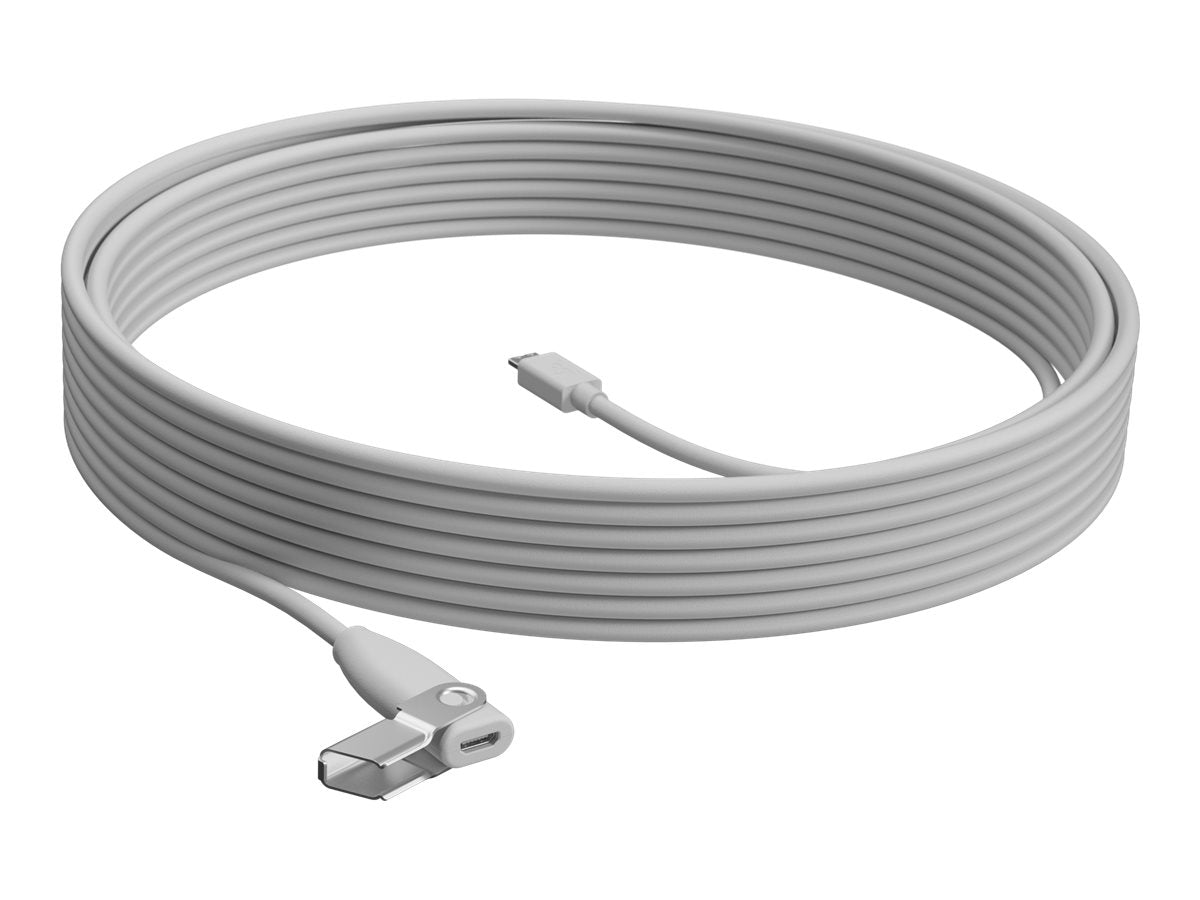 Logitech Rally Mic Pod Extension Cable - Cable alargador de micrófono - 10 m
                        
                            
                                 - plenum