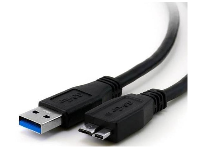 Xtech -   XTC-365 - Data cable
                        
                            
                                 - USB  to  Micro USB 3.0 - 91 cm - Black - 3ft for hard drives