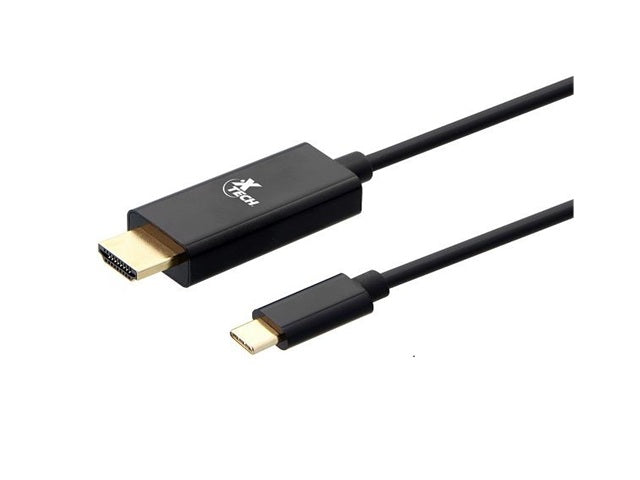 Xtech - USB cable - USB Type C
                        
                            
                                 - HDMI - 1.8 m - Black & silver - C male to HDMI male XTC-546