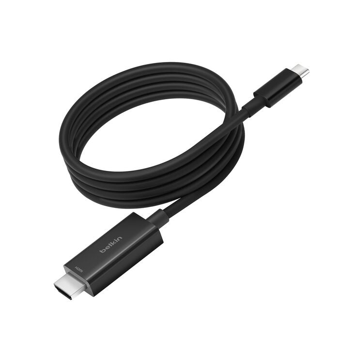 Belkin Connect - Cable adaptador - 24 pin USB-C macho a HDMI macho
                        
                            
                                 - 2 m - negro - pasivo, admite 8K60Hz, admite modo Alt DP