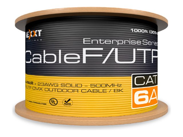 Nexxt Solutions Infrastructure CAT6A Cable exterior