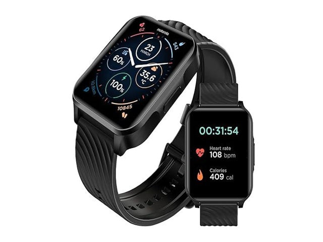Motorola Moto watch Black Stainless Steel
