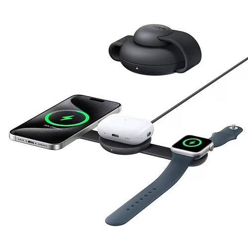 Anker MagGo Wireless Charging Station (3-in-1 Foldabl