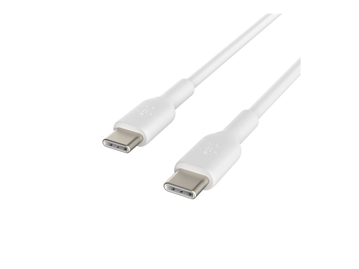 Belkin BoostCharge - Cable USB - 24 pin USB-C (M) a 24 pin USB-C (M) - 1 m - blanco