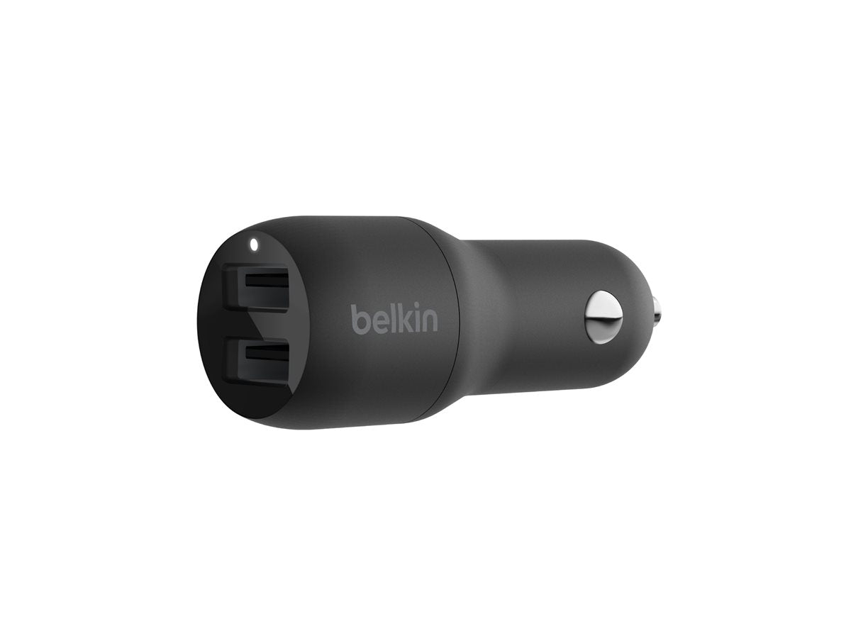 Belkin Dual Charger - Adaptador de corriente para el coche - 24 vatios
                        
                            
                                 - 4.8 A - 2 conectores de salida (USB)