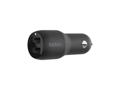 Belkin BoostCharge Dual Charger Car power adapter 24 Watt 4.8
