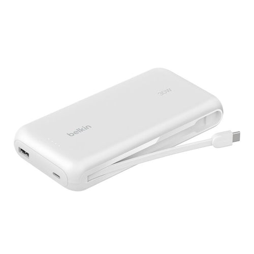 Belkin 20K Power Bank with 30WPD + Integrated USB-C Cable Wh