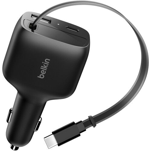 Belkin Car Charger 75W CABLE USB-C 60W USB-C 30W - USB-A 1