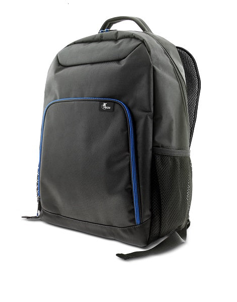 Xtech XTB-211 Mochila para laptop- 15.6" - Poliéster - Color Negro con detalles en azul