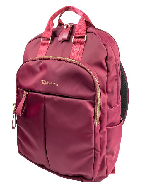 Klip Xtreme - Notebook carrying backpack - 15.6"
                        
                            
                                 - 1200D Nylon - Red KNB-468RD