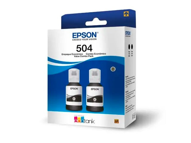Epson T504120-2 Pack black ink L4160 L6161 L6171 L14150 L426