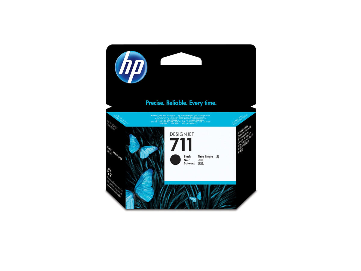 HP 711 80 ml negro original cartucho de tinta para DesignJet T100
