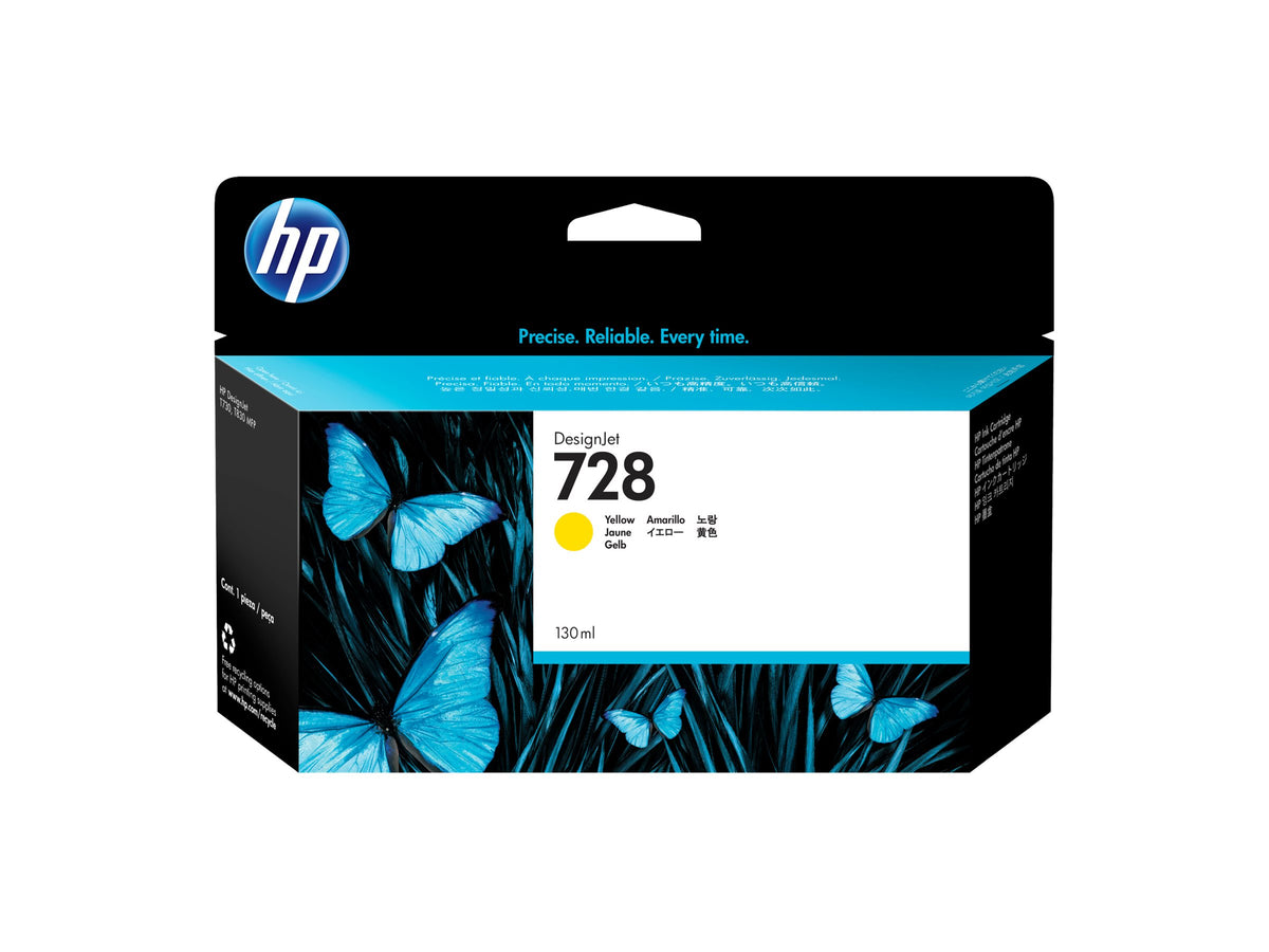 HP 728 ORIGINAL INK CARTRIDGE YELLOW INKJET