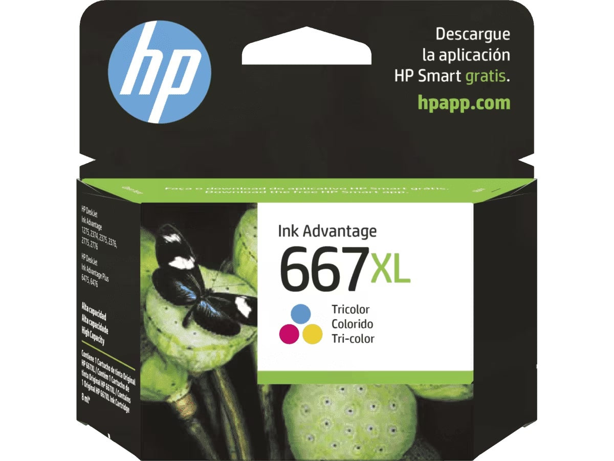 HP 667XL Tri-Color Original Ink Cartridge