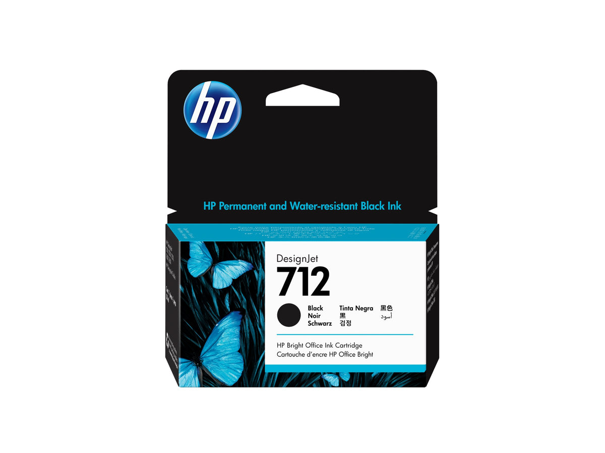 HP 712 38-ml Black Ink Cartridge/ 3ED70A