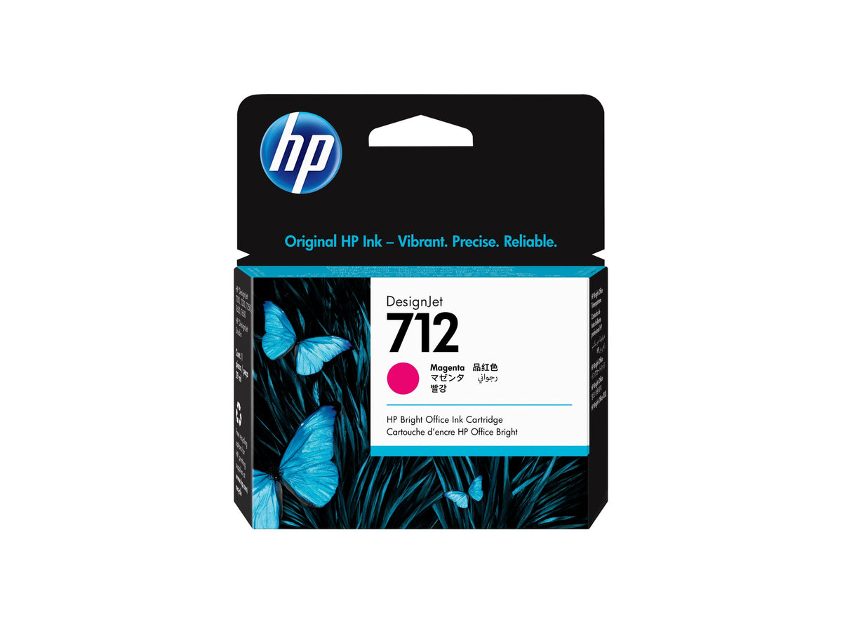 HP 712 29-ml Magenta Ink Cartridge/ 3ED68A