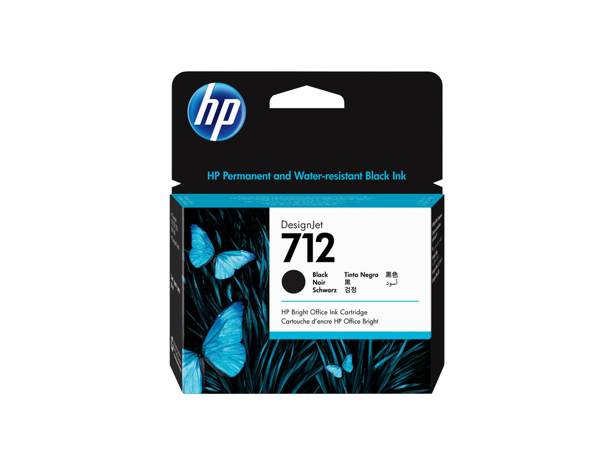 HP 712 80-ml Black Ink Cartridge/ 3ED71A