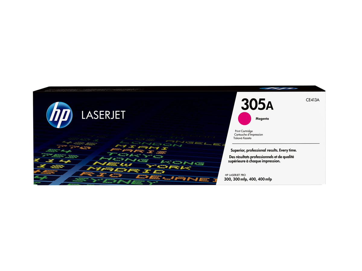 HP CE413A 305A Magenta LaserJet Toner Cartridge - 2600 pages