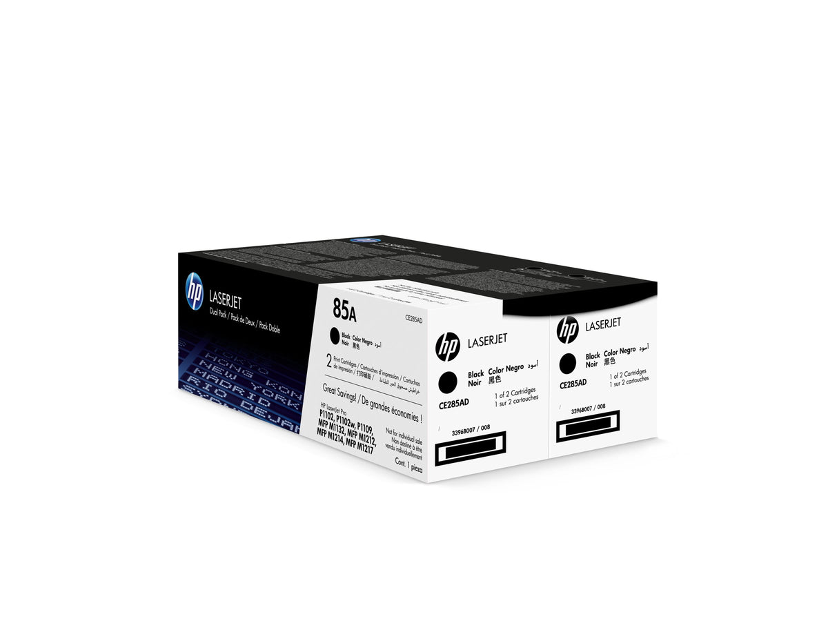 HP TONER CE285AD DUAL PACK REND. 1,600 C/U