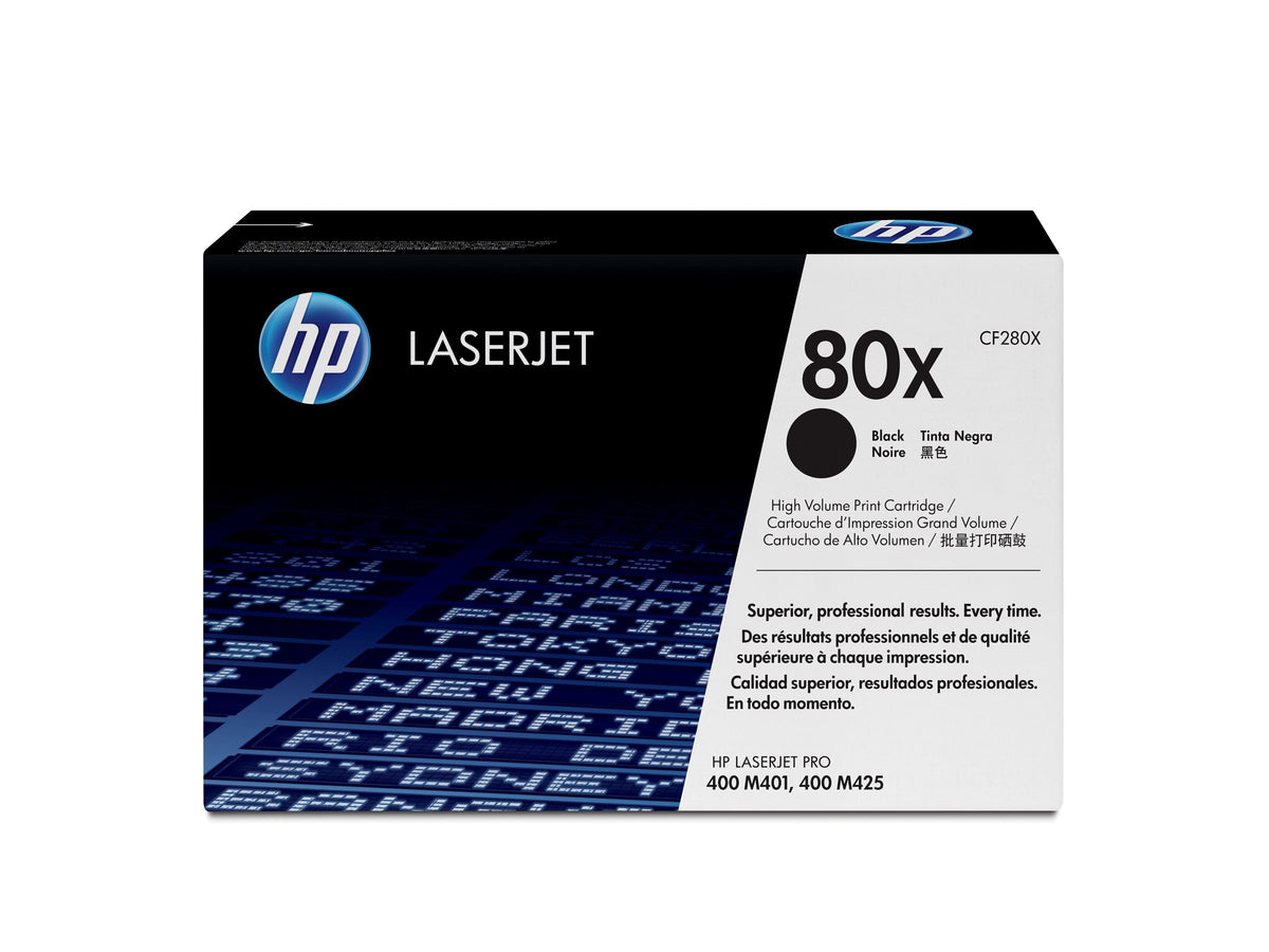 HP CF280X  80x Black Toner 6.9K