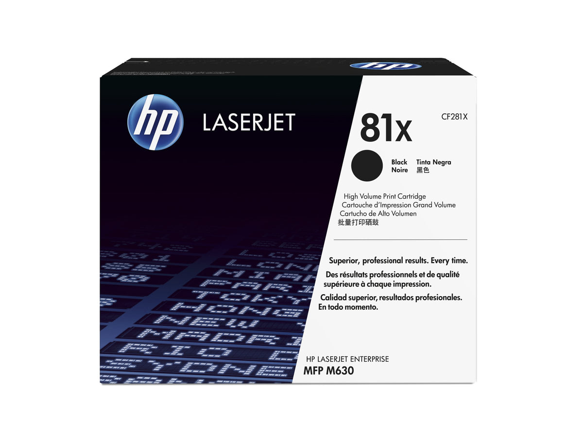 HP CF281X 81X Black High Yield Toner 25K