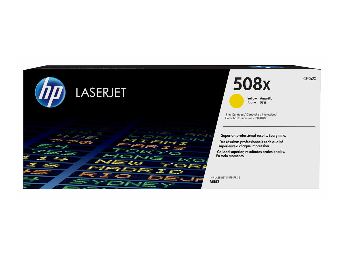 HP LASERJET 508X YELLOW TONER CARTRIDGE