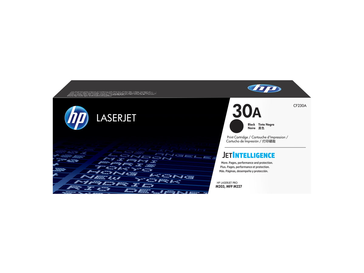 HP 30A BLACK ORIGINAL LASERJET TONER CARTRIDGE (CF230A)