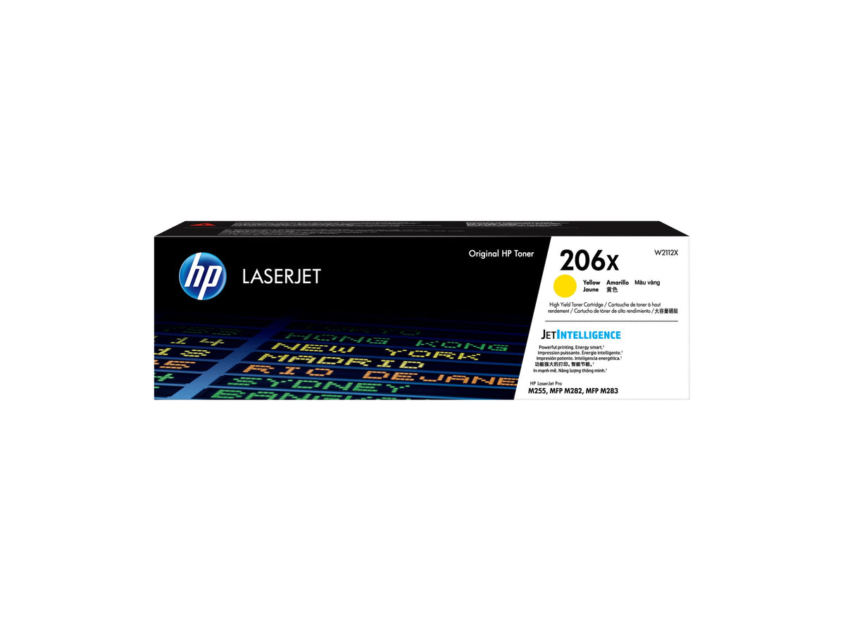 HP 206X Yellow LaserJet Toner Cartridge