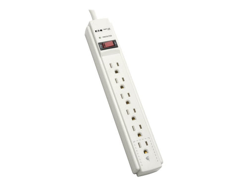 Eaton Tripp Lite Series Surge Protector Power Strip 120V 6 Outlet 6' Gris