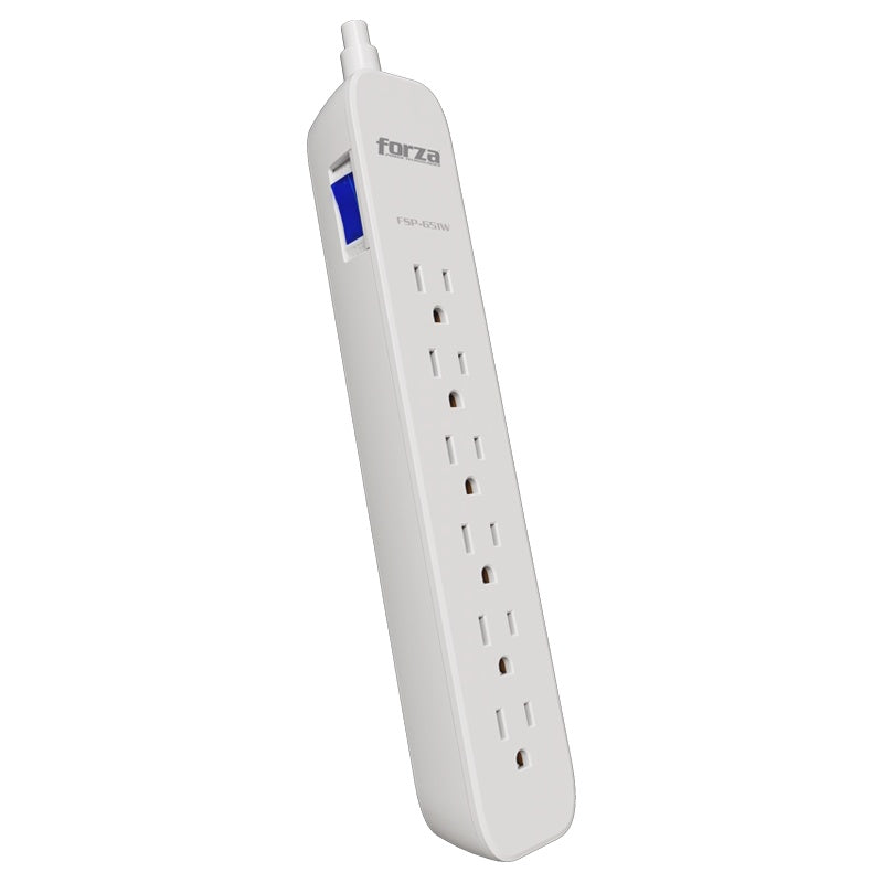 Forza Surge protector AC 110/220 V 6 Tomas de Corriente 500J 2Pack