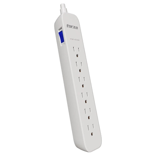 Forza Surge protector AC 110/220 V 6 Tomas de Corriente 500J 2Pack