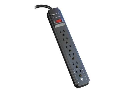 Eaton Tripp Lite Series Surge Protector Power Strip 120V 6 Outlet 6' Negro