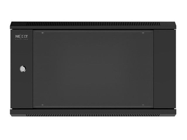 Nexxt Solutions Infrastructure - Wall mount enclosure - SPCC steel / Tempered glass - Black / RAL 9005