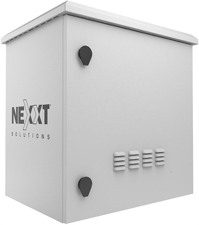 Nexxt Solutions Infrastructure - Outdoor Pole Mount Cabinet - SPCC steel - Light gray powder coat
