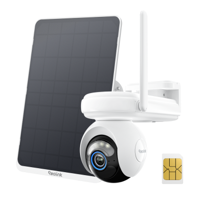 Cámara Reolink 4G LTE Altas Go PT + panel solar 3 (blanco) +tarjeta SIM